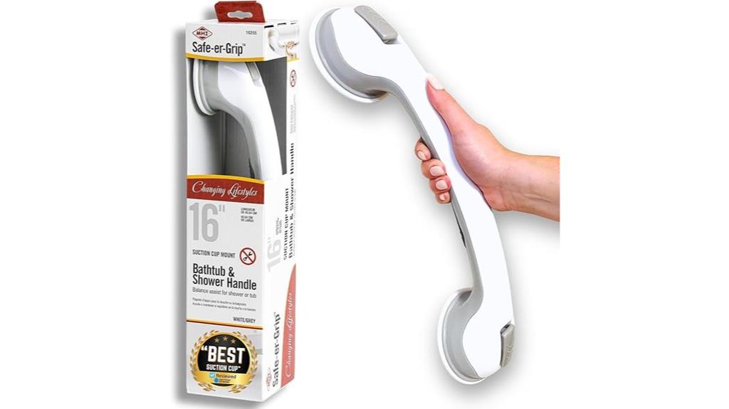 secure bathtub shower handles