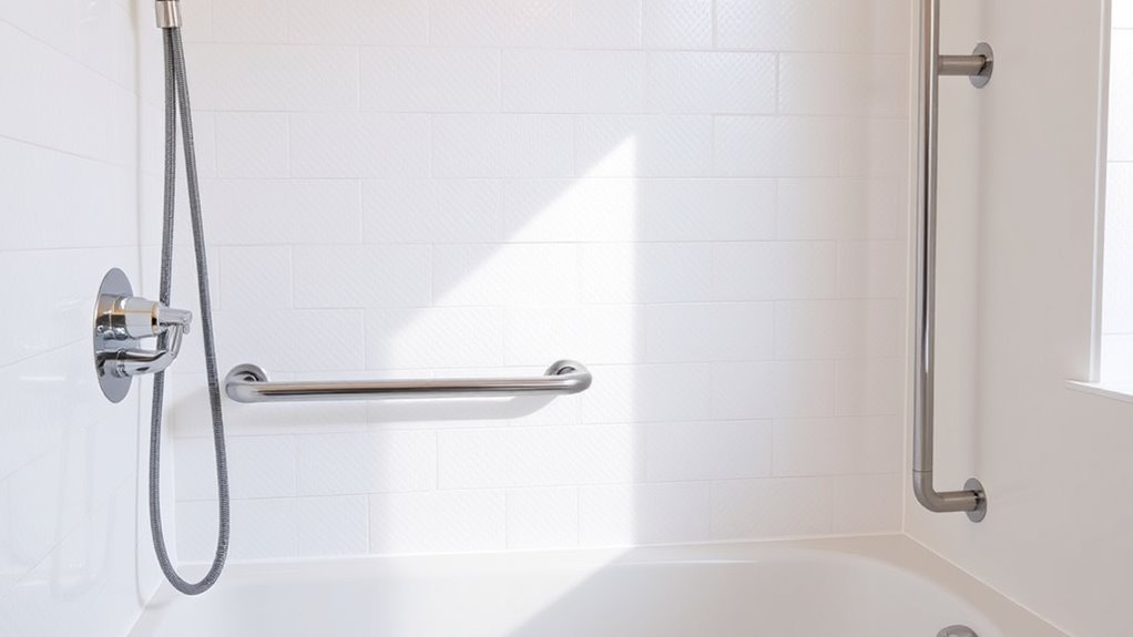 secure properly installed grab bars