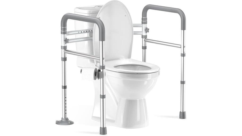 senior bathroom safety rails