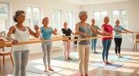 senior friendly barre exercises