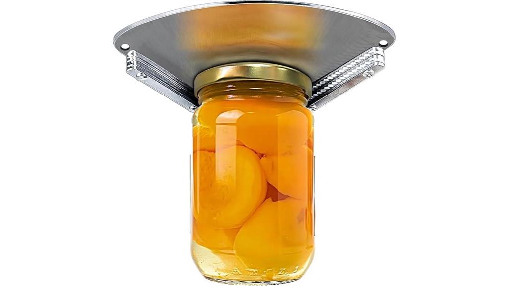 senior friendly stainless jar opener