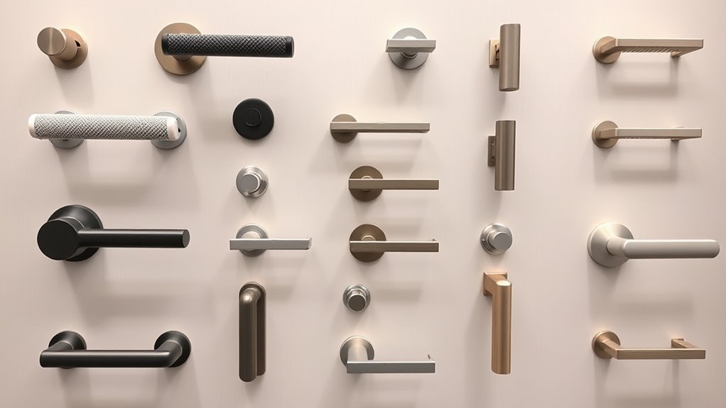 sensor activated ergonomic door handles