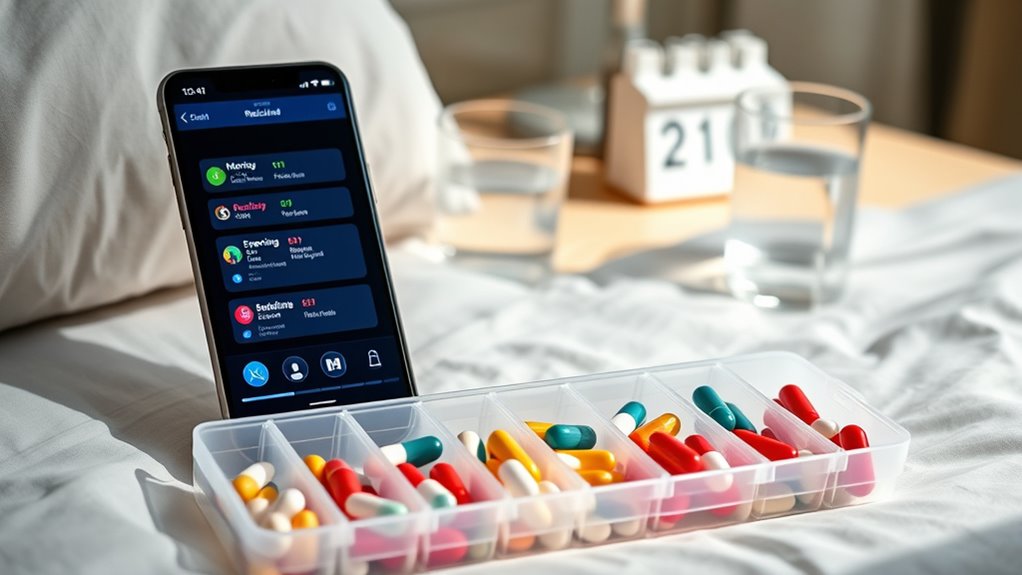 set digital medication reminders