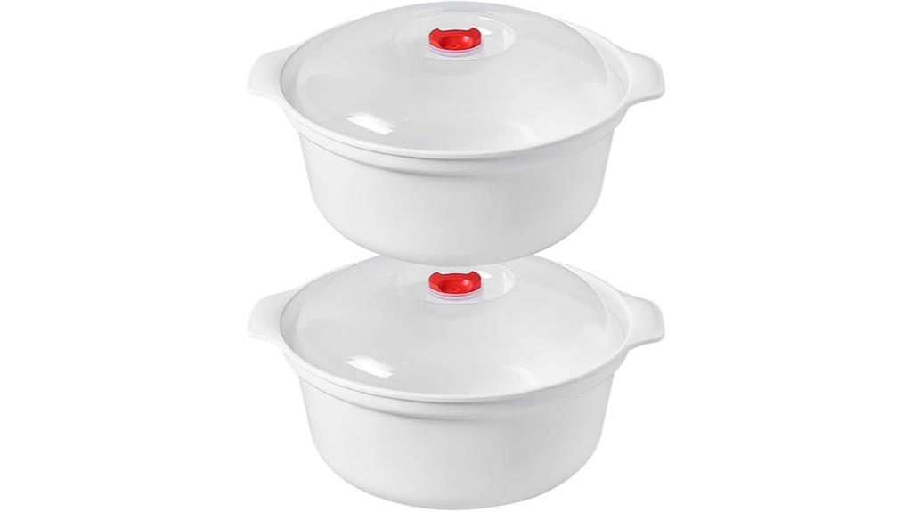 set of two microwave bowls