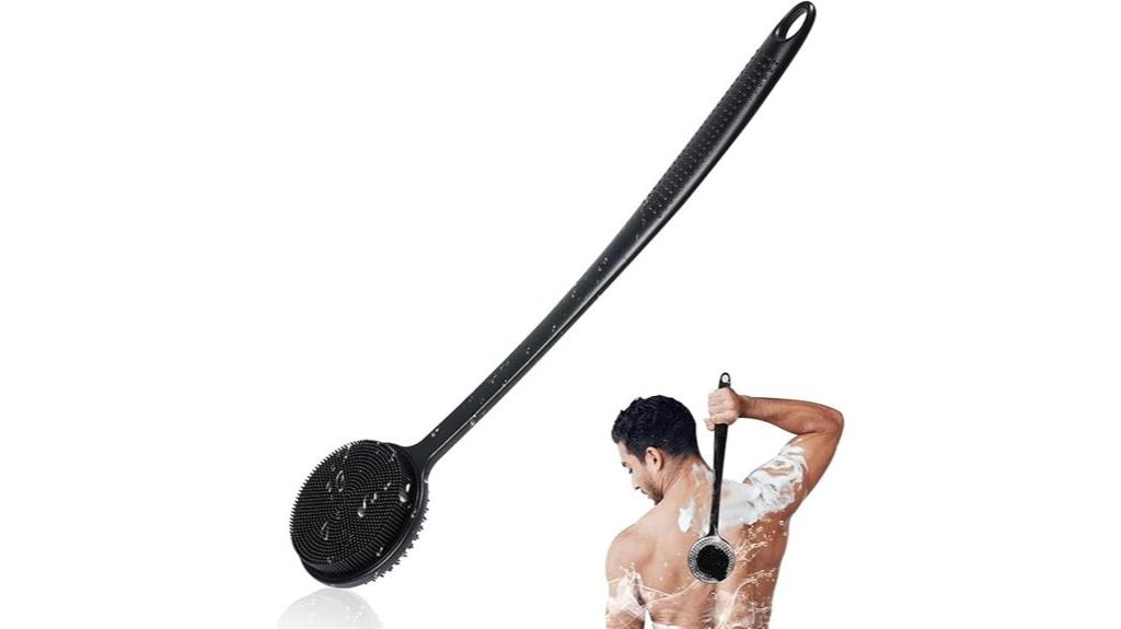 silicone shower back scrubber
