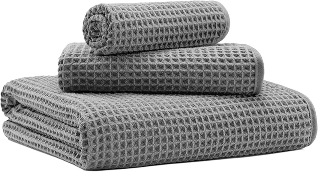 soft waffle microfiber towels