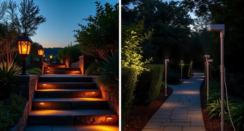 solar versus wired lighting