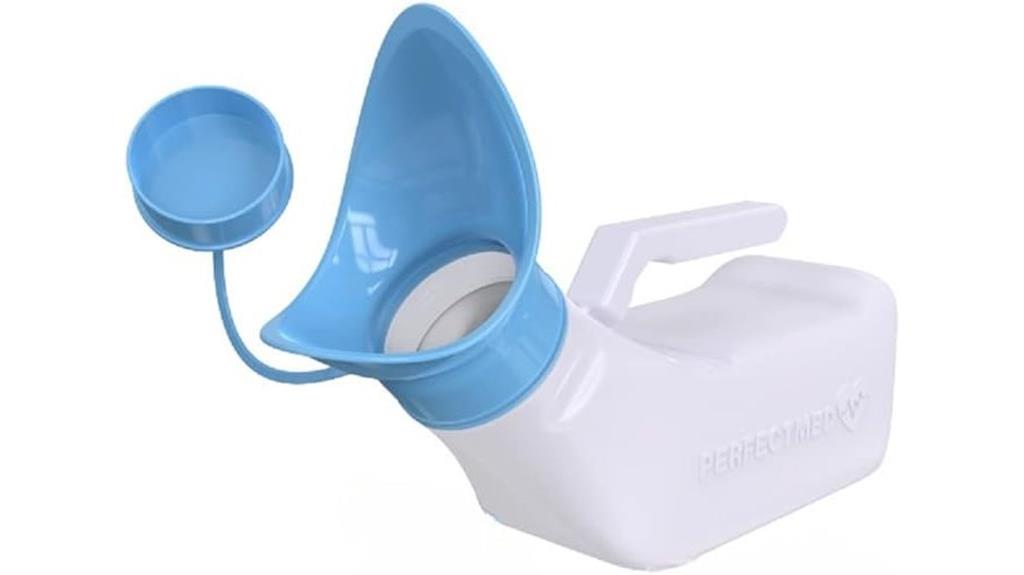 spill proof female urinal 32oz