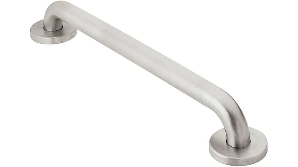 stainless steel bathroom grab bar
