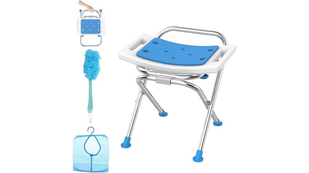 stainless steel folding seat