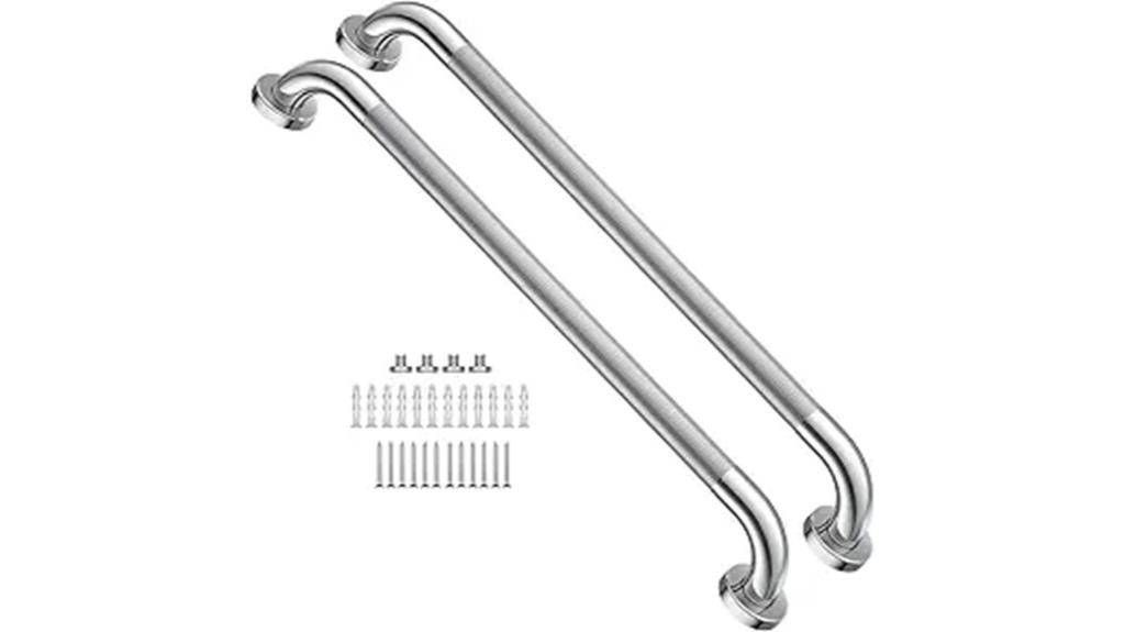 stainless steel shower bars