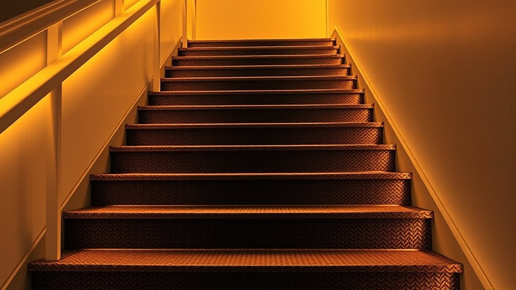 stairway safety lighting enhancements