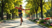 stretch before walking