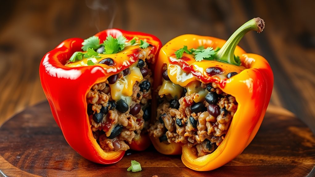 stuffed pepper iron rich meal
