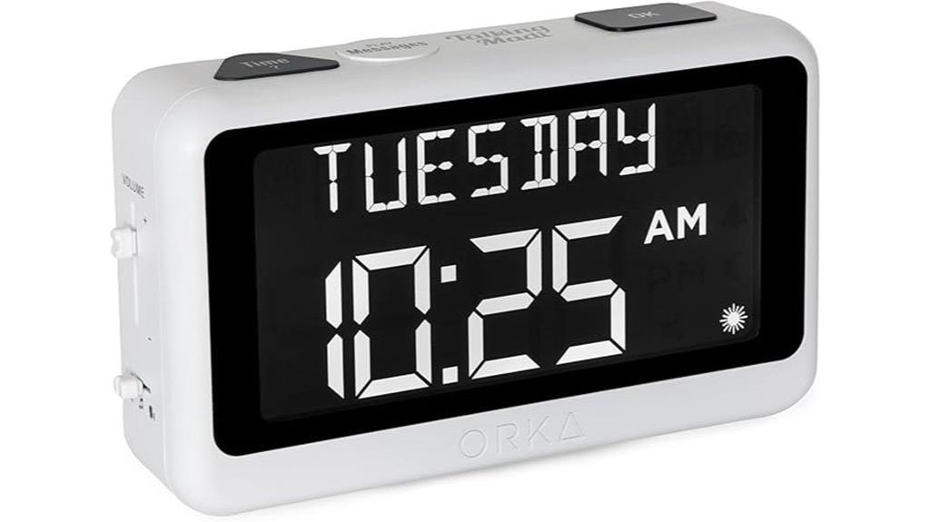talking clock with voice recordings