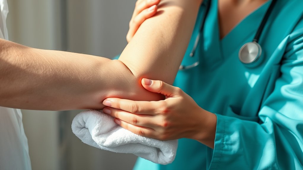 thorough arm and underarm hygiene