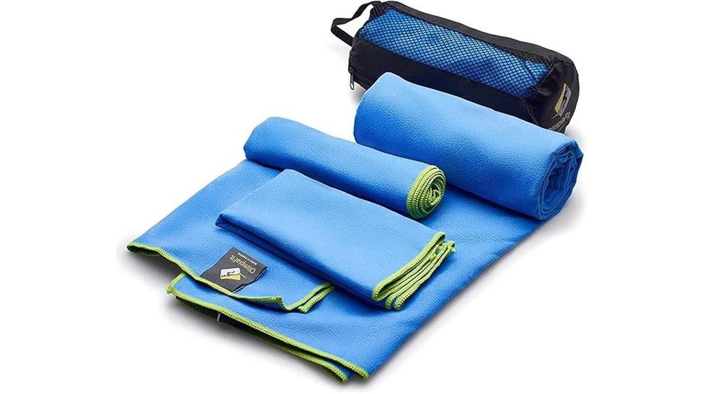 three size microfiber towel set