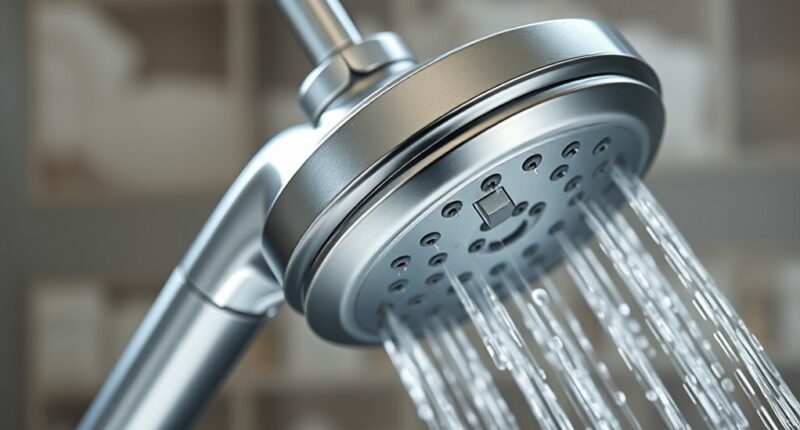 top handheld shower switches