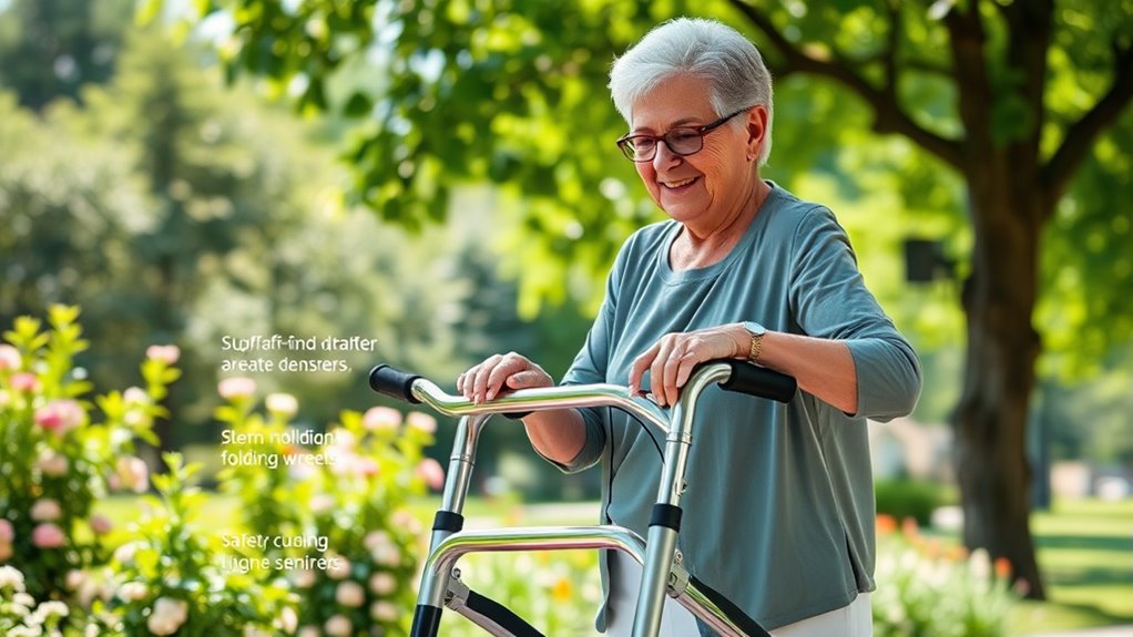 top senior folding walkers