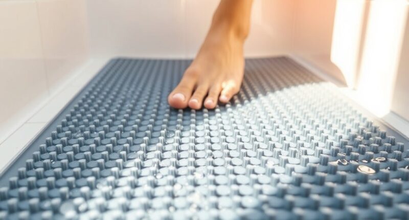 top shower foot scrubber mats