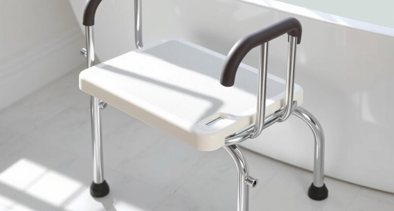 top swivel bathtub benches