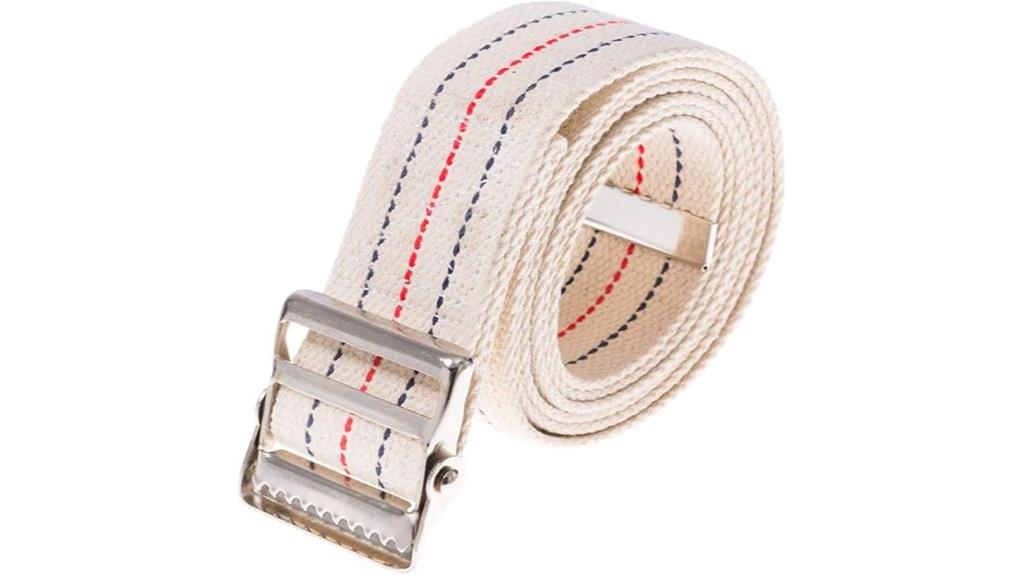 transfer belt with metal buckle