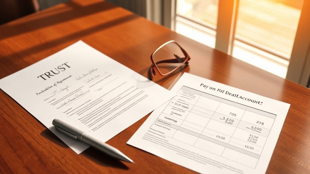 trusts versus pod accounts