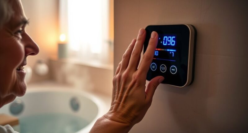 water safety temperature alerts