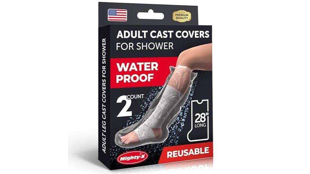 waterproof shower cast cover