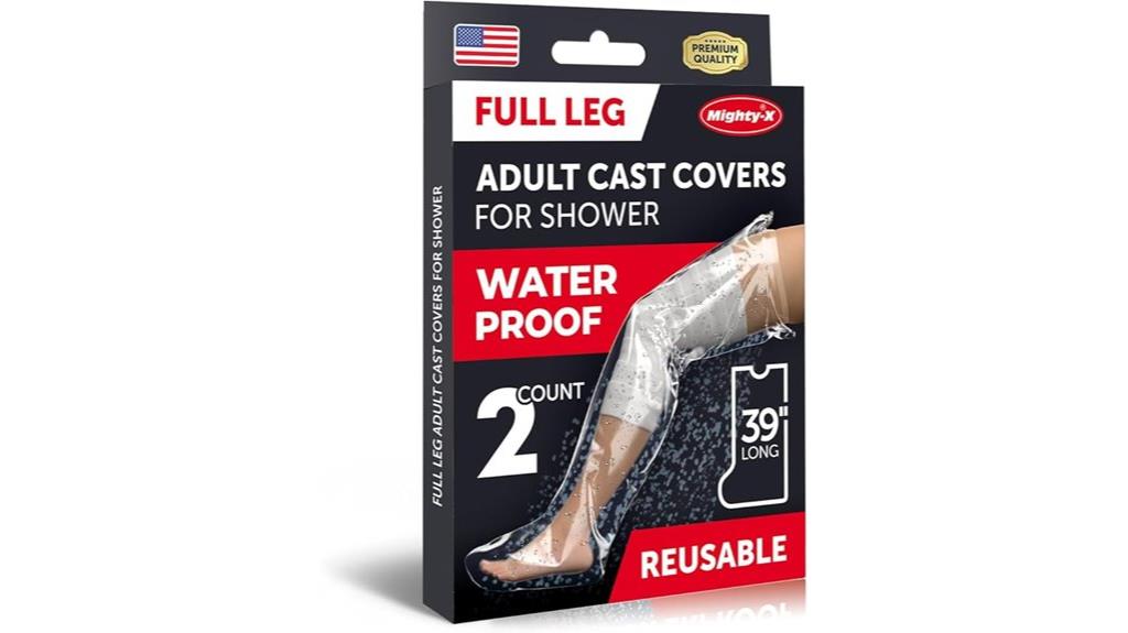 waterproof shower cast cover