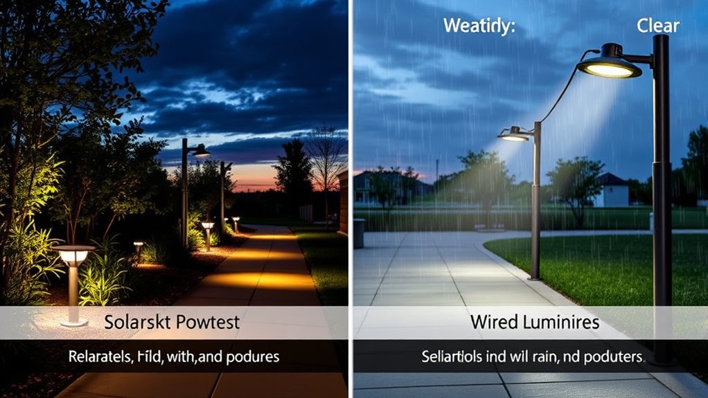 weather resistant pathway lighting