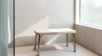 wide bariatric shower benches