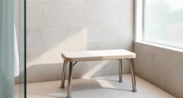 wide bariatric shower benches