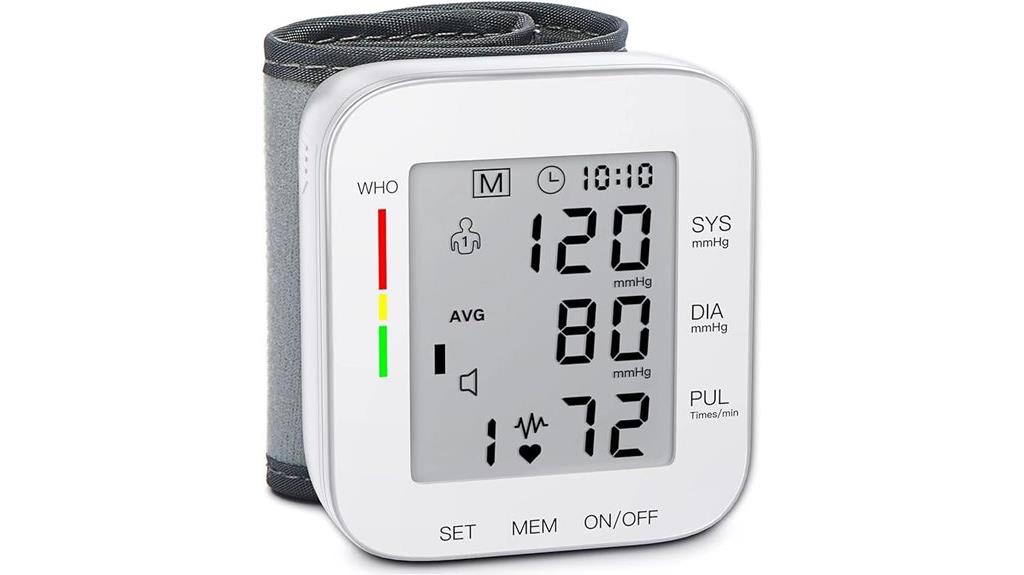 wrist blood pressure monitor