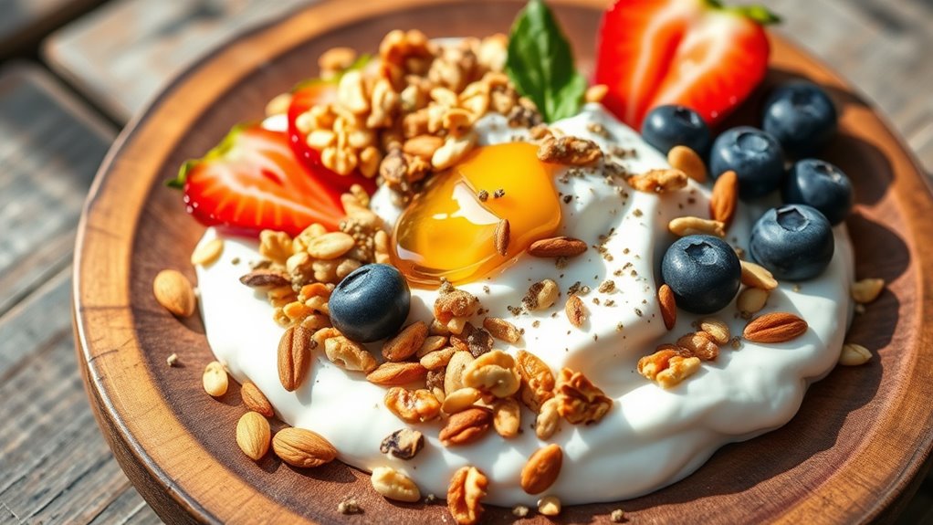 yogurt nut seed breakfast