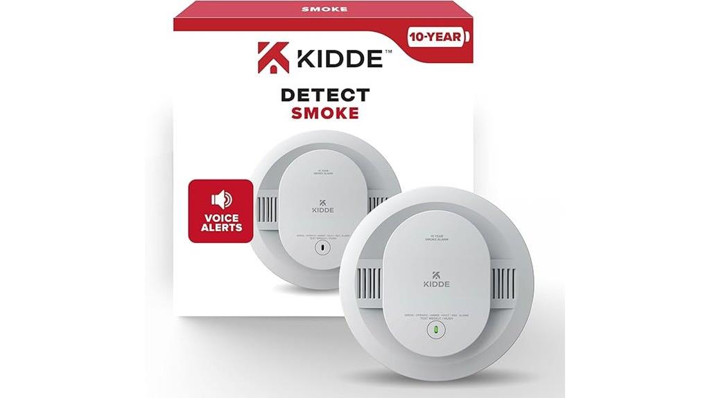 10 year voice smoke detector
