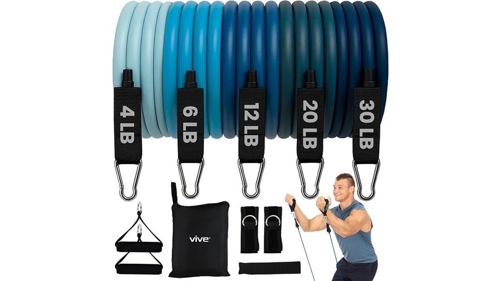 11 piece resistance band set