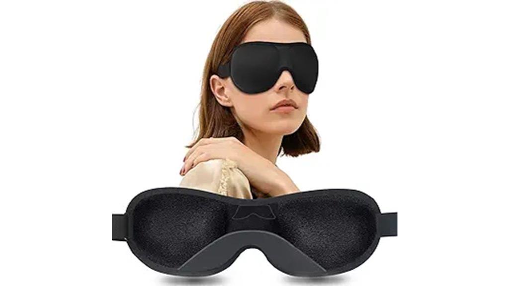 3d contoured sleep mask