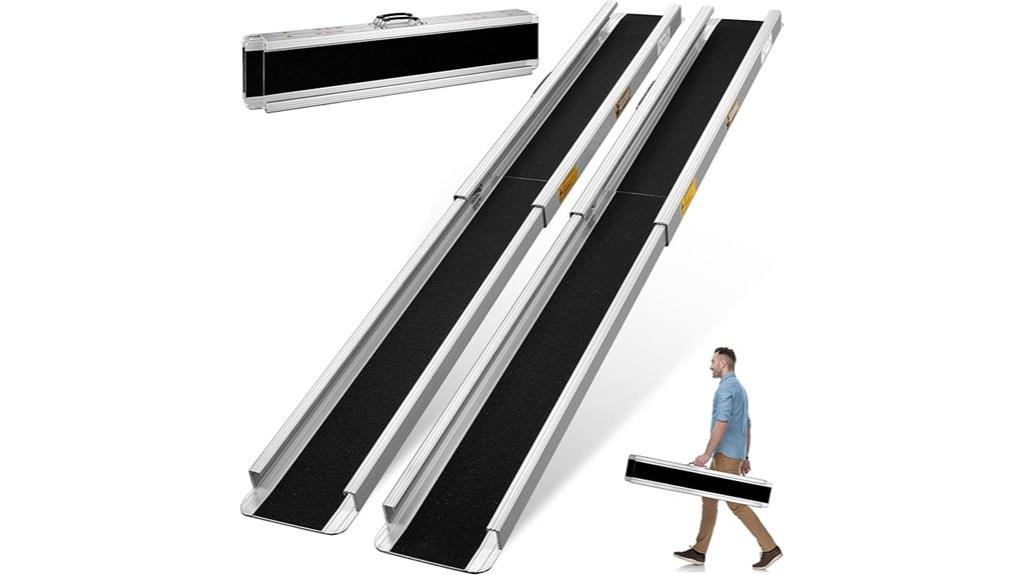 8 foot aluminum wheelchair ramp