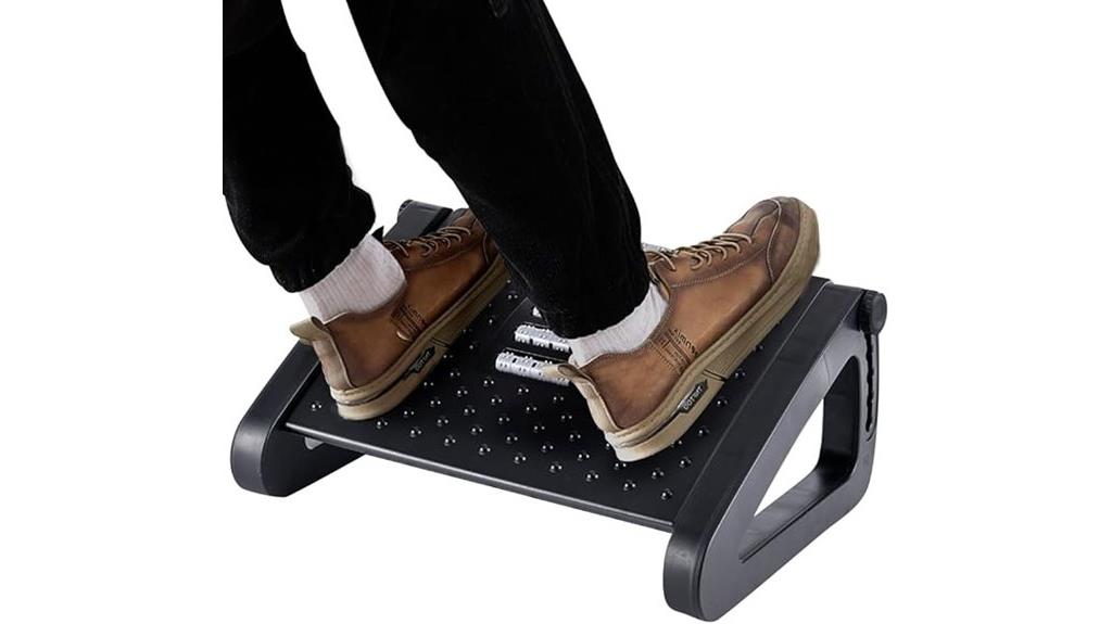 adjustable foot rest massage