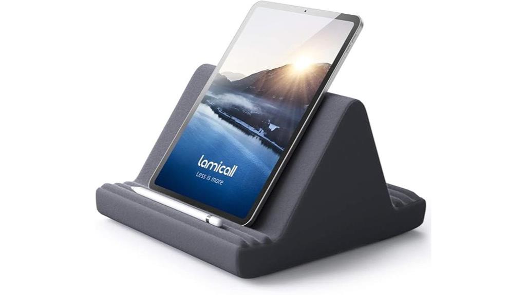 adjustable tablet pillow stand