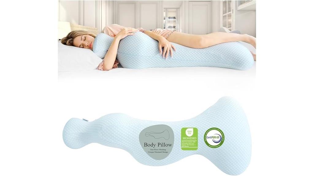 adult mermaid body pillow