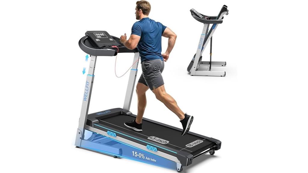 auto incline folding treadmill