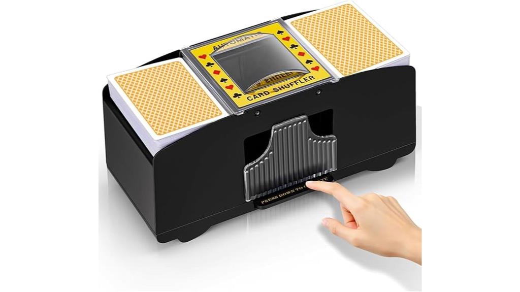 automatic card shuffler device