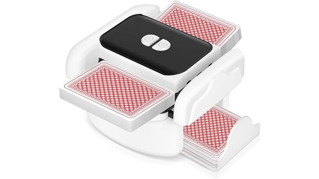 automatic deck card shuffler