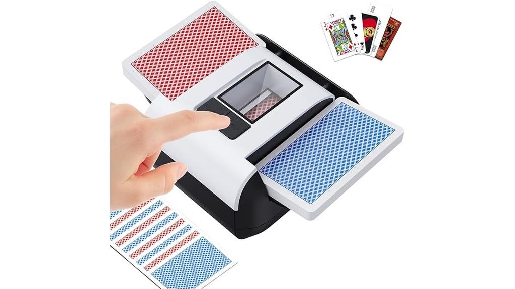 automatic poker card shuffler