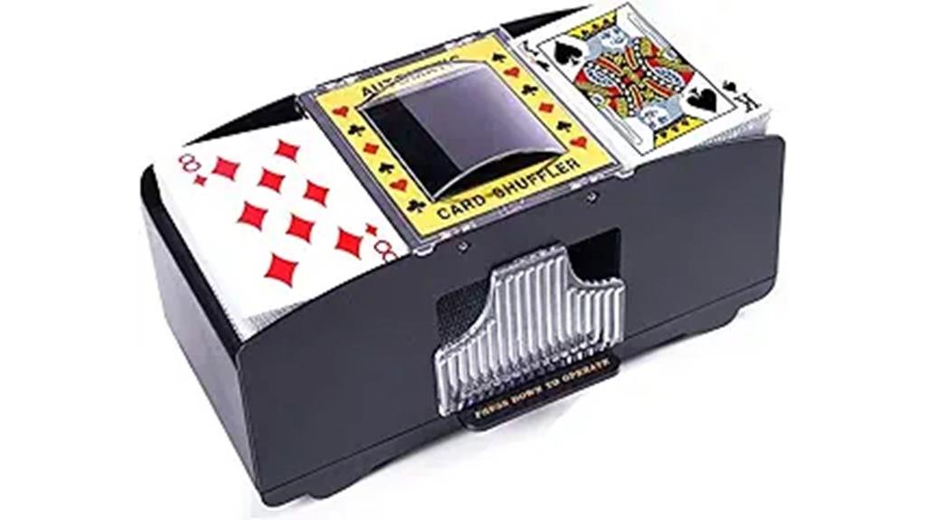 battery operated card shuffler