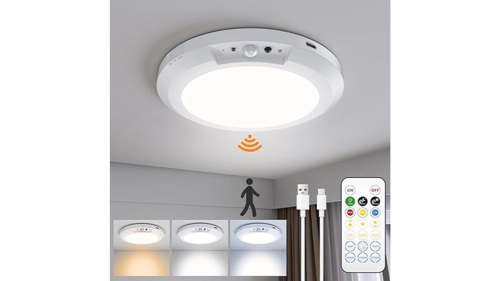 battery powered motion sensor light