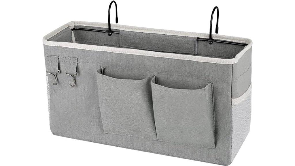 bedside headboard storage caddy