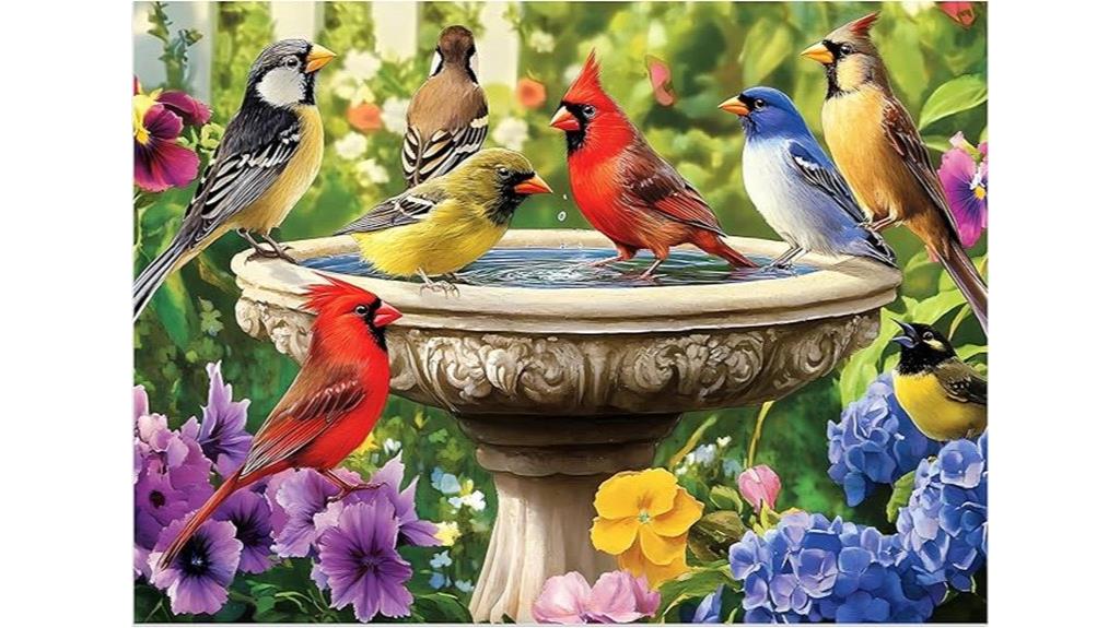 bird themed 500 piece puzzle